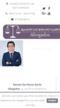 Mobile Screenshot of abogadoescribanogares.com
